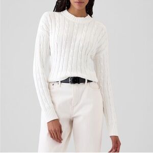 Gap Cable Knit Cropped Sweater